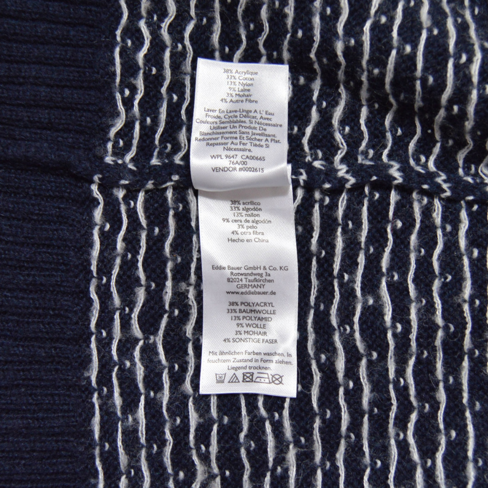 Eddie Bauer Fair Isle Mock Neck Pullover Sweater - Picture 7 of 7